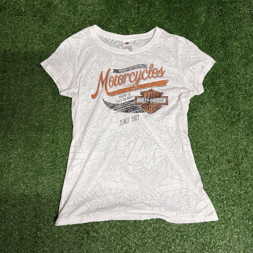Harley‑Davidson Women’s Small White Tee Cancun Mexico Short Sleeve Graphic Shirt
